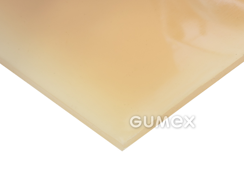NP Platte, 1mm, Breite 650x650mm, 78°ShA, PVC, +5°C/+40°C, transparent gelb, 